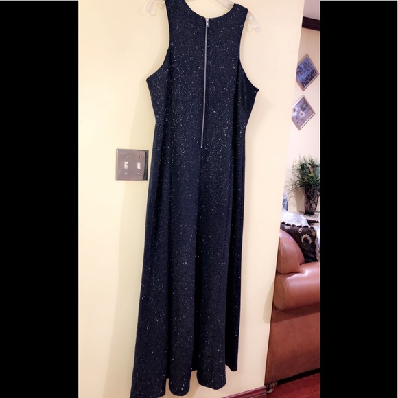 Formal Dress Size 18 Navy Glitter Speechless Gown - Picture 6 of 9